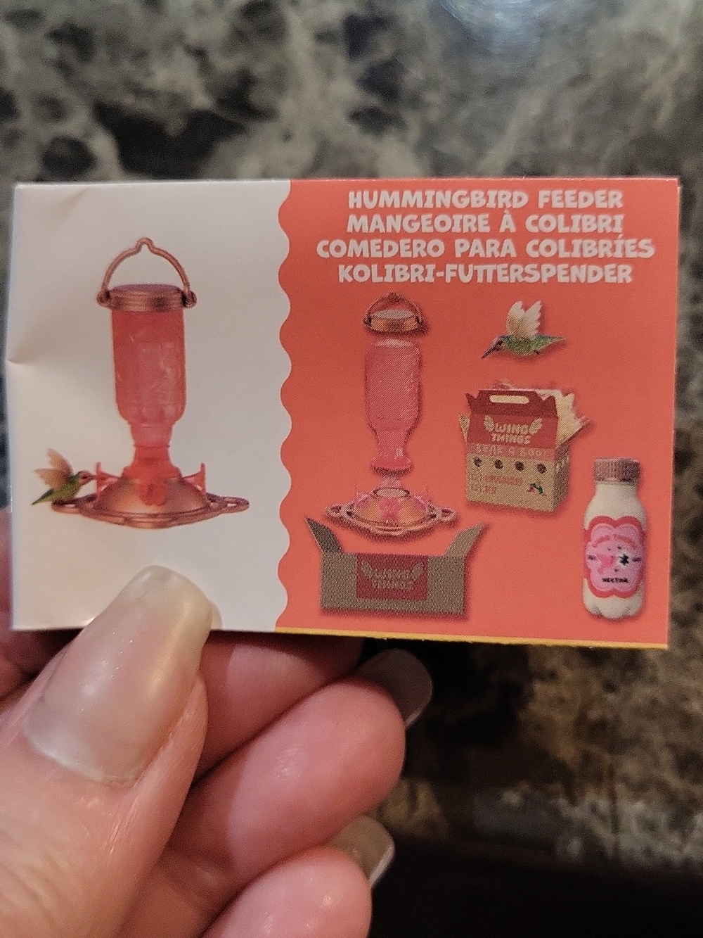 Miniverse Make It Mini Lifestyle Hummingbird Feeder